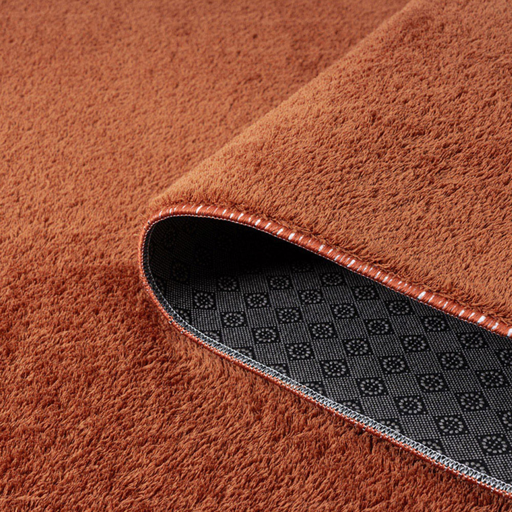 Desire Rugs Comfy Terracotta Anti Slip Felt Backing Rug 120 x 160cm Image 4