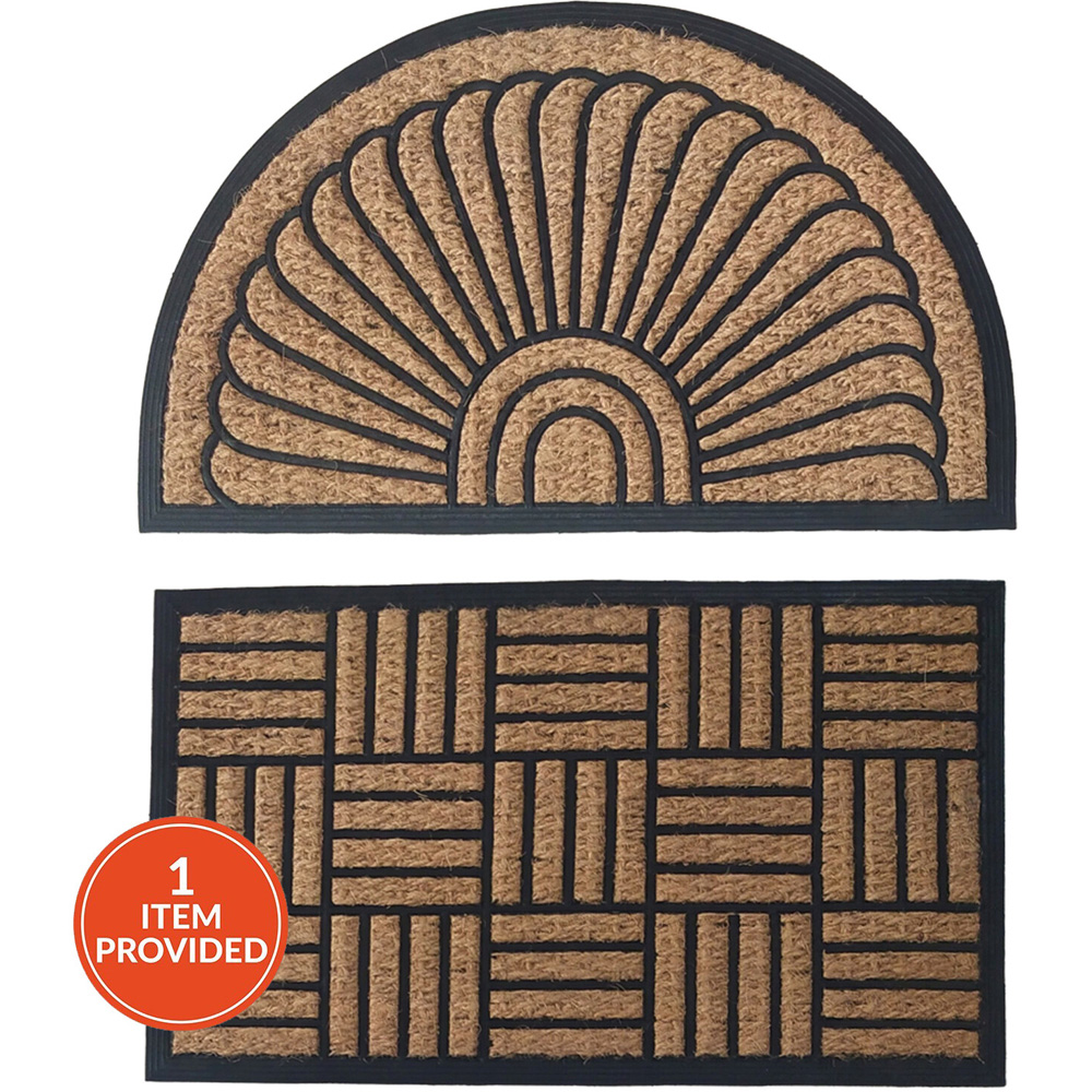Rubber Backing and Coir Mat Image 1