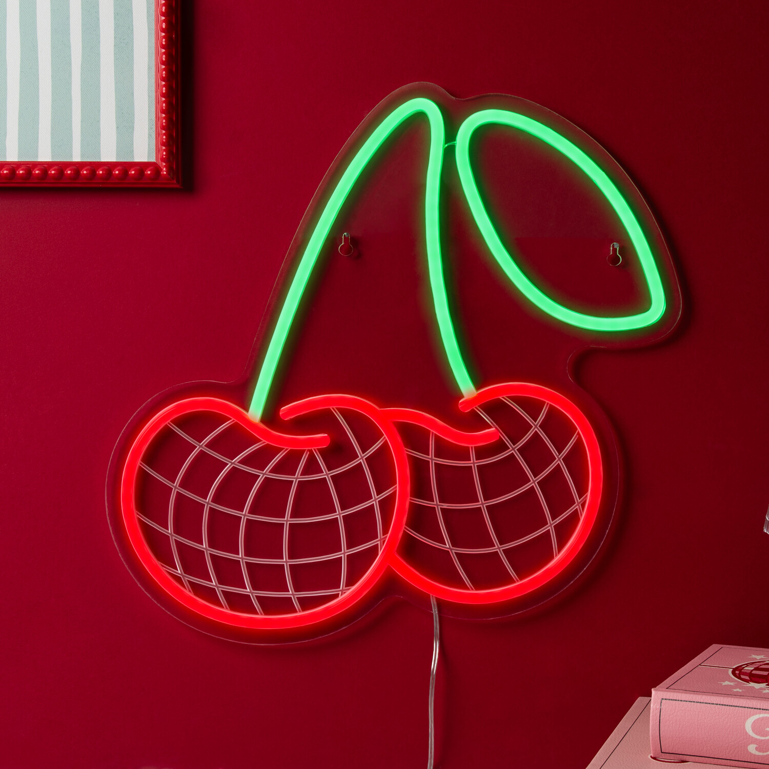 Disco Cherry Neon Sign Image 1