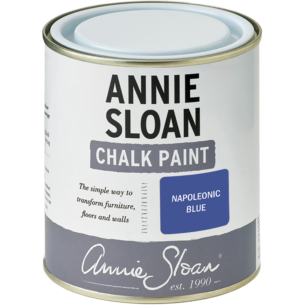 Annie Sloan Napoleonic Blue Matt Chalk Paint 500ml Image 2