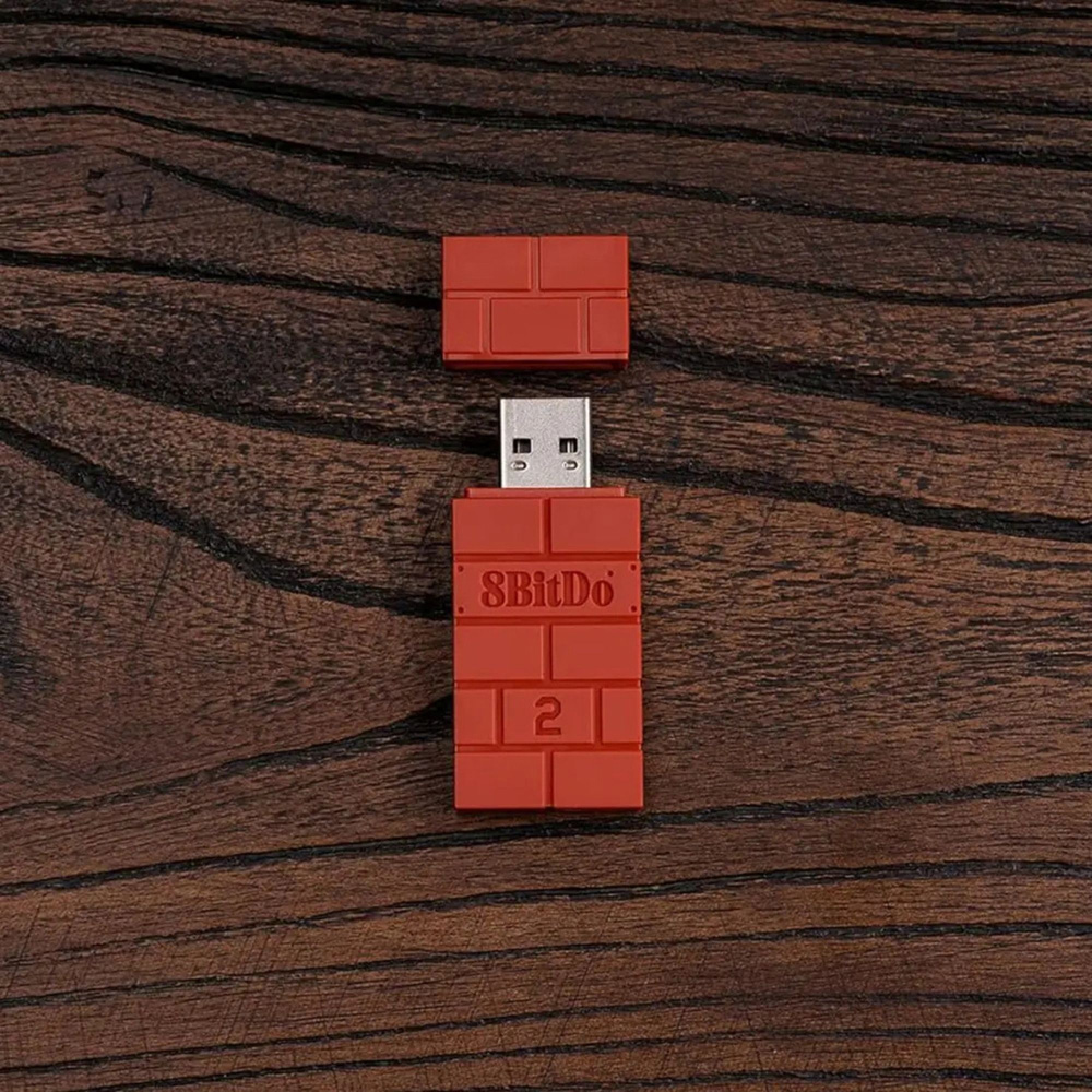 8BitDo Brown Brick Style USB Wireless Controller Adapter 2 Image 2