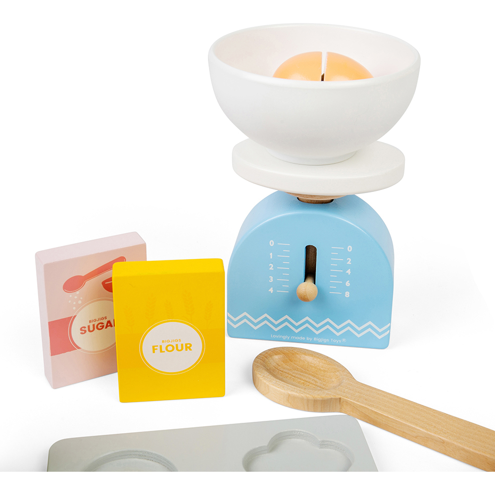 Bigjigs Toys 15 Piece Wooden Baking Cookies Set Image 4