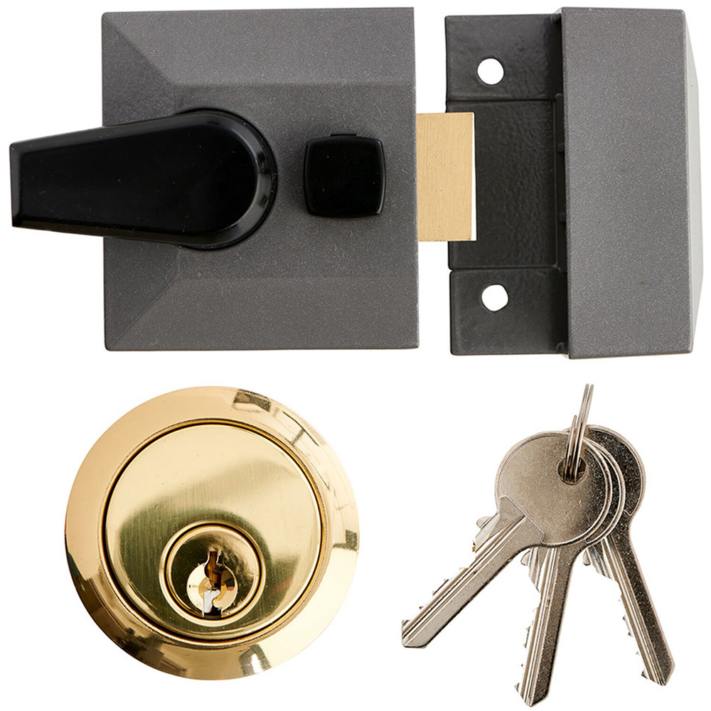 wilko Night Latch Narrow Width Door Image