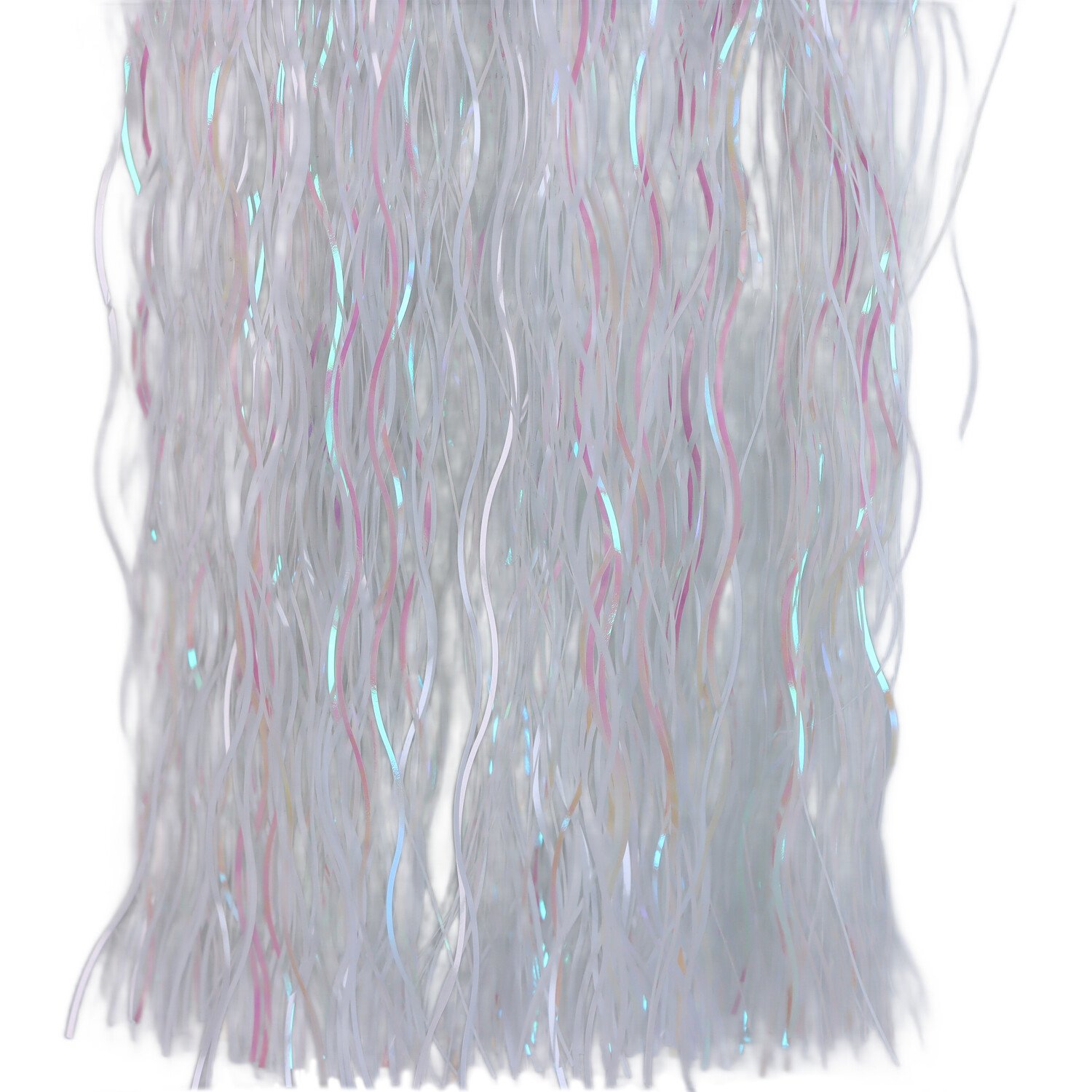 White Iridescent Lametta White Image 6
