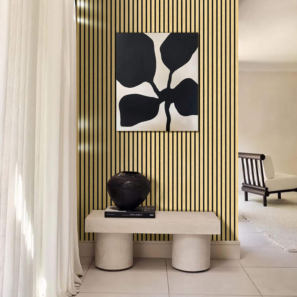 Portland 240 x 60cm Acupanel Oak Acoustic Slat Wall Panel Image 6