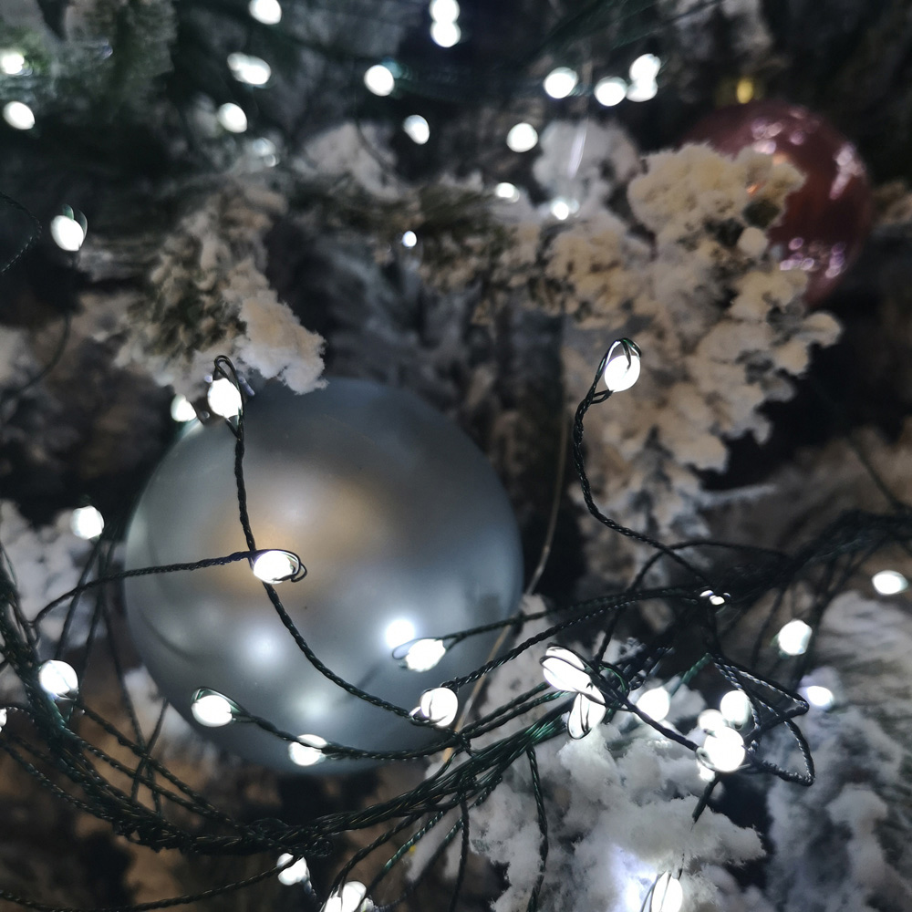 Samuel Alexander 288 White LED Christmas Garland Light Image 3