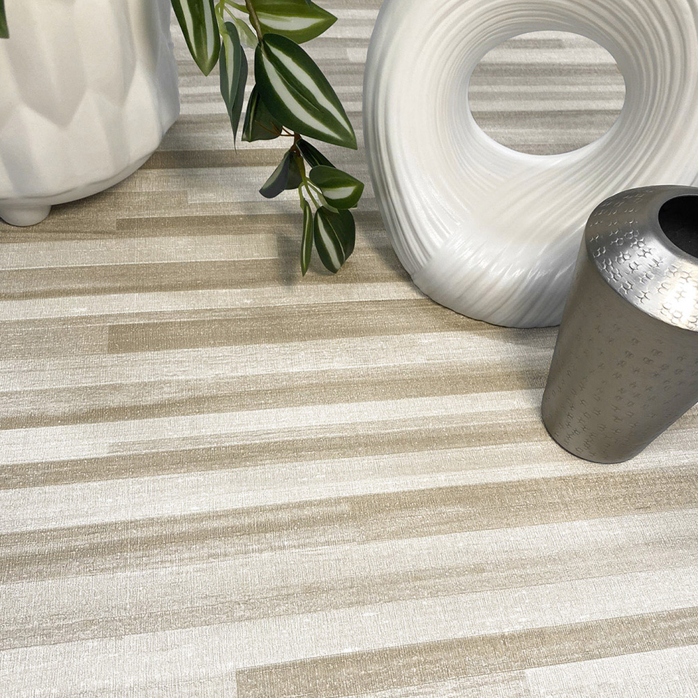 Belgravia Décor Palma Wood White and Champagne Wallpaper Image 4