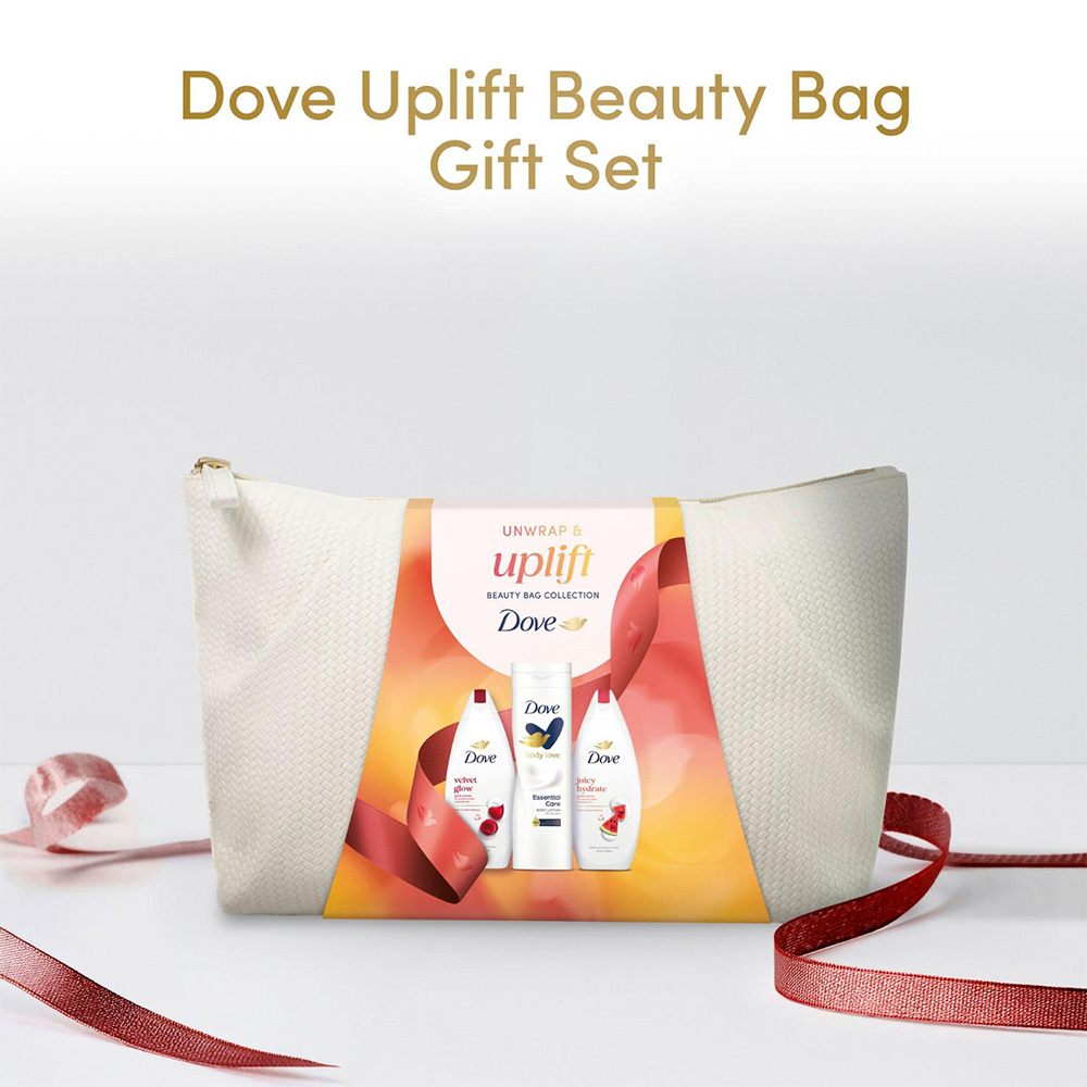 Dove Uplift Beauty Bag Gift Set 3 Piece 2 Pack Image 4