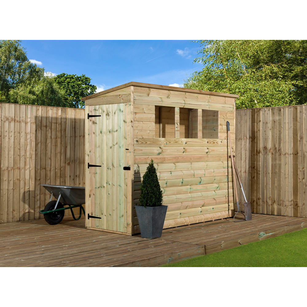Empire Sheds 2600 6 x 3ft Tongue and Groove Pent Garden Shed Image 2