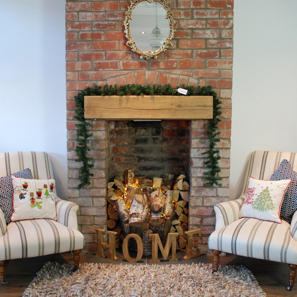 Samuel Alexander Plain Green Pine Christmas Garland 270cm Image 3
