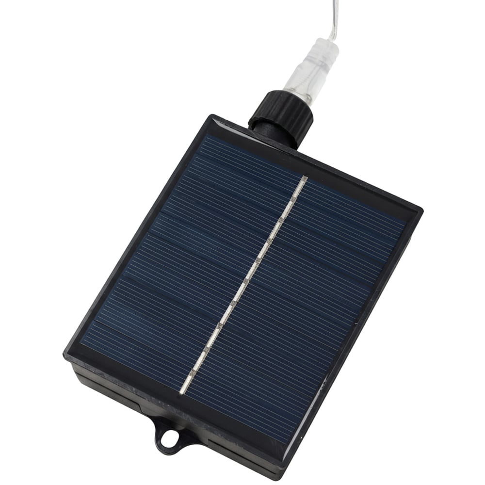 Living and Home Cool White LED Solar-Powered Icicle String Light 10m Image 3