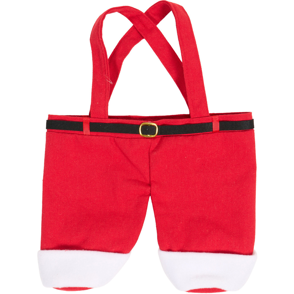 Santas Trousers Wine Bottle Bag Red Image 5