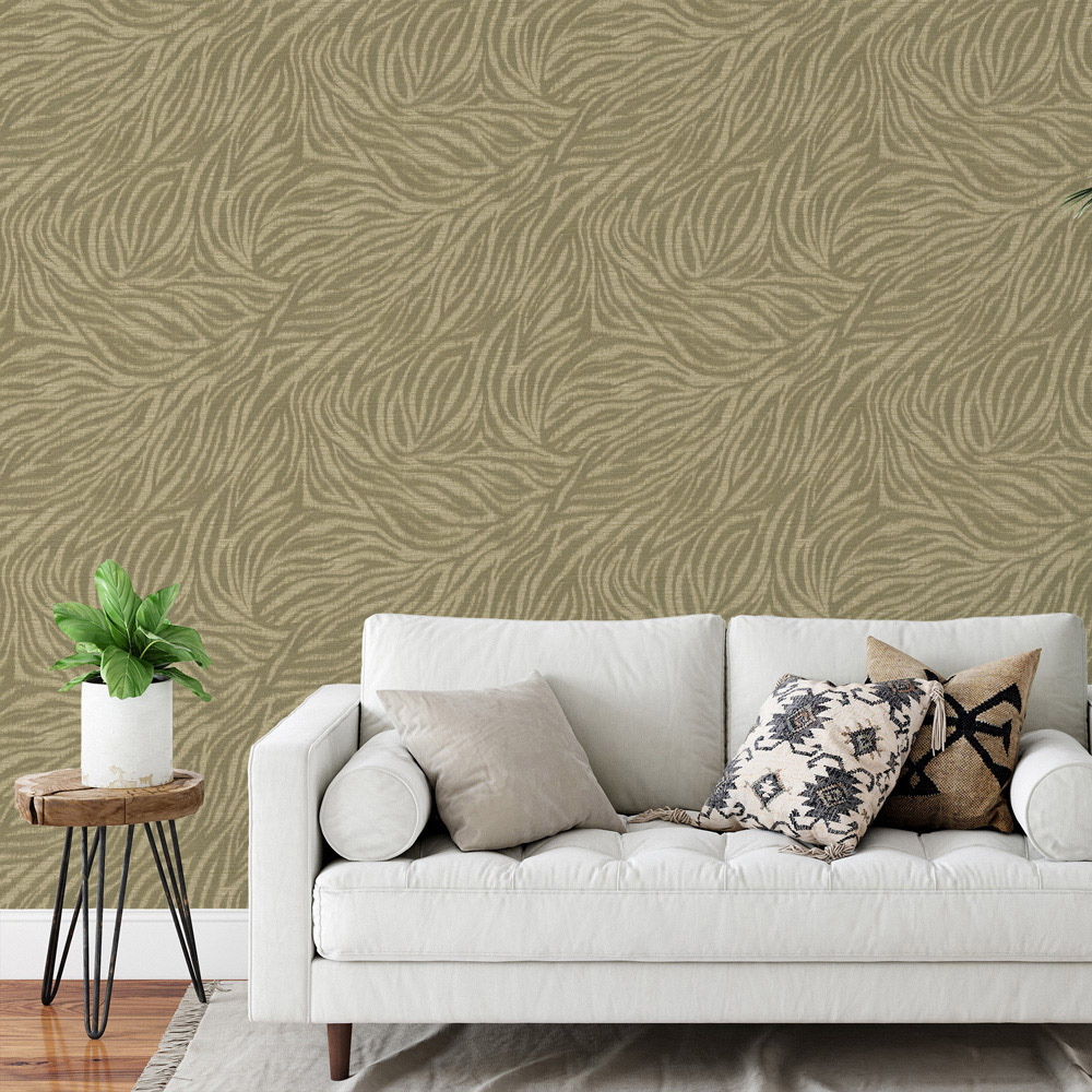 Grandeco Ankara Green Wallpaper Image 2