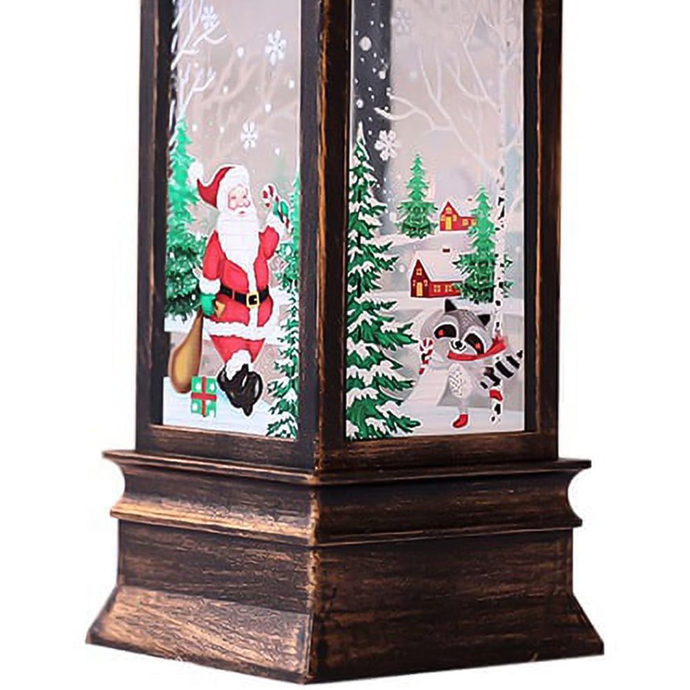 Jaoyeh Bronze Snowman Outdoor Christmas Decoration Light Image 3