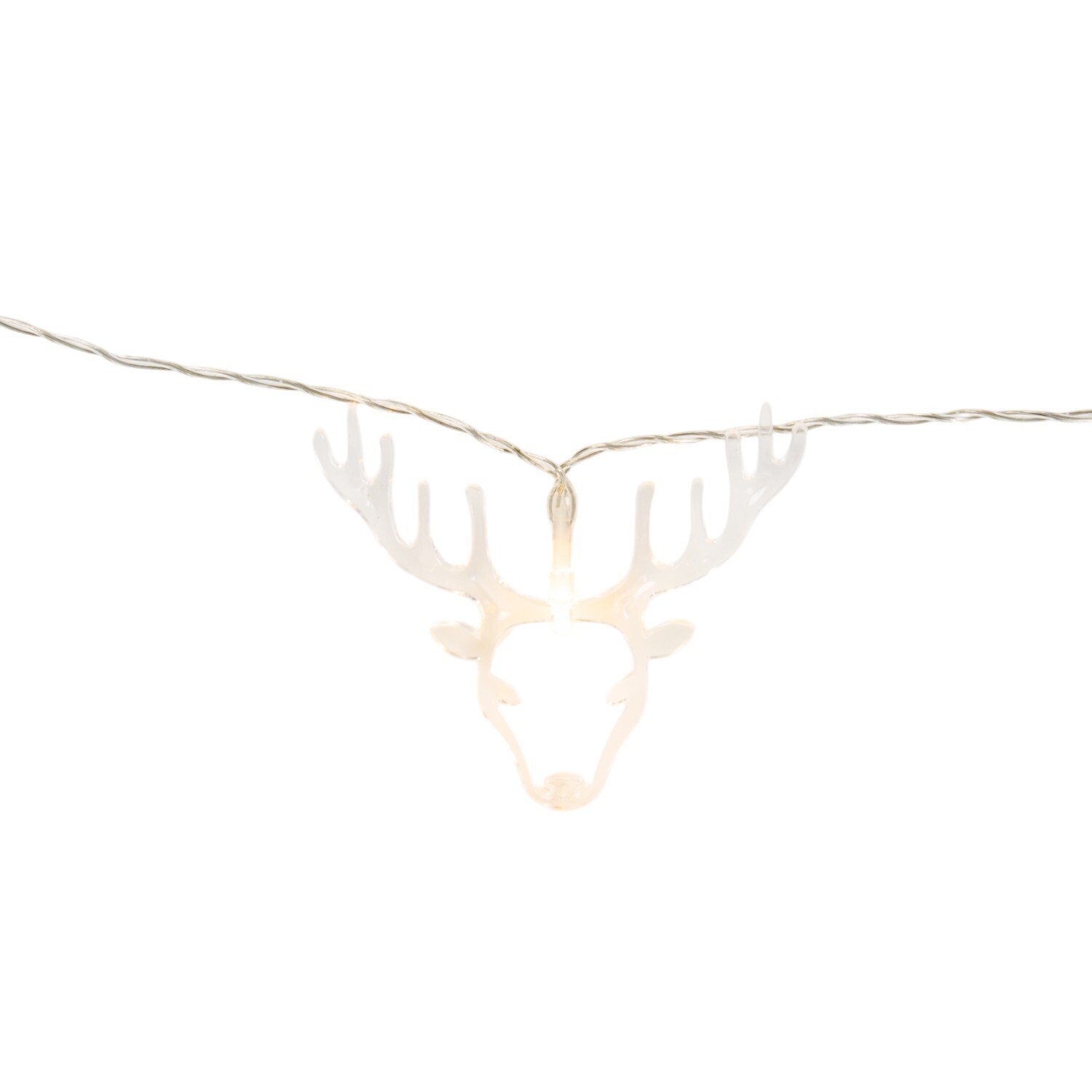 30 LED Stag Head String Light Warm White Image 1