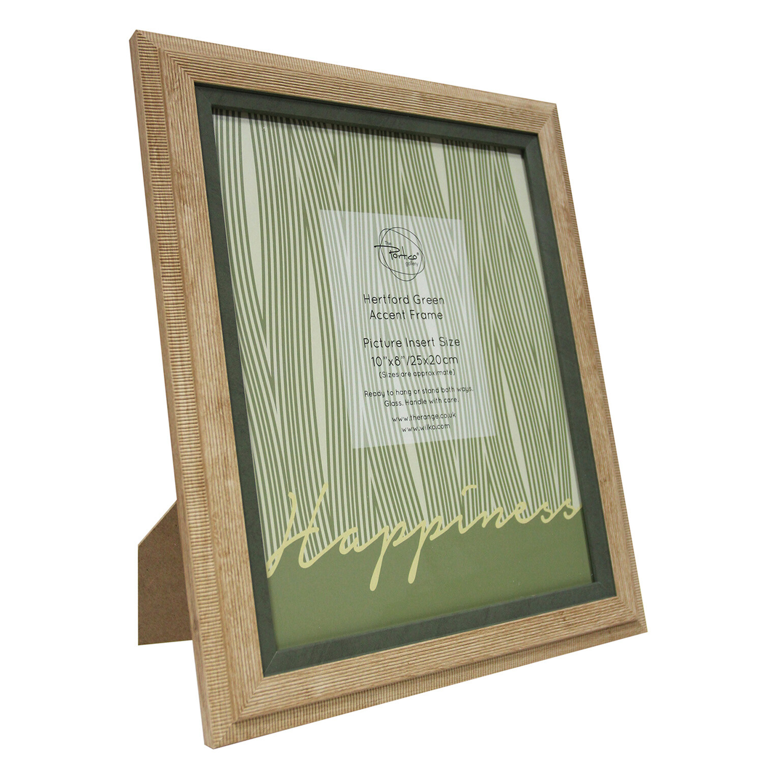Hertford Green Accent Frame - Natural / 10x8in Image 2