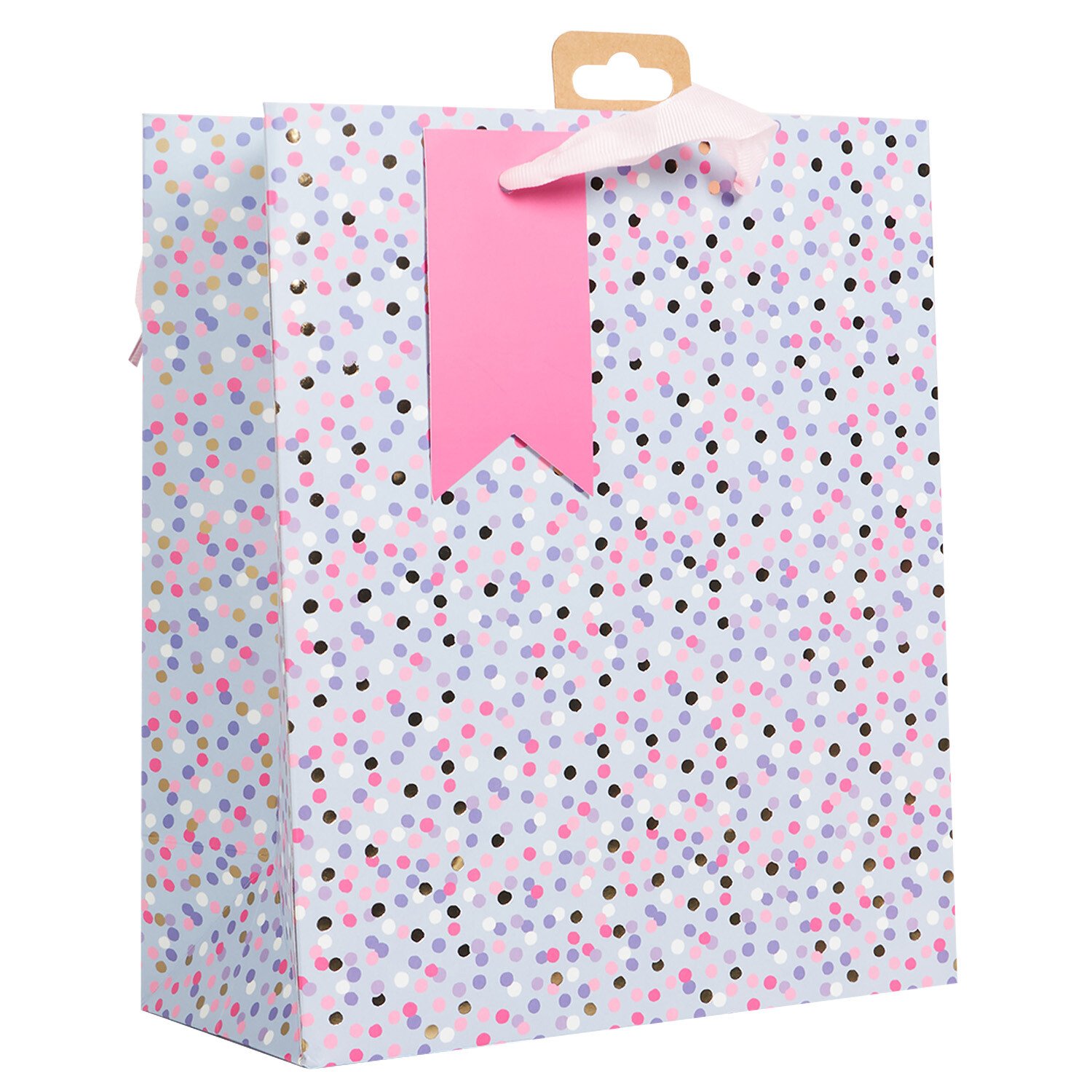Pack of 4 Pink Medium Birthday Gift Bags Pink Image 4