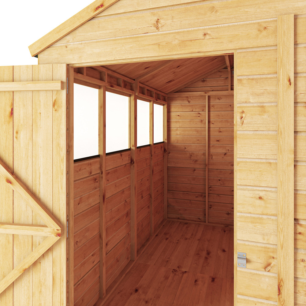 Mercia Woodsman 8 x 6ft Shiplap Apex Shed Image 5