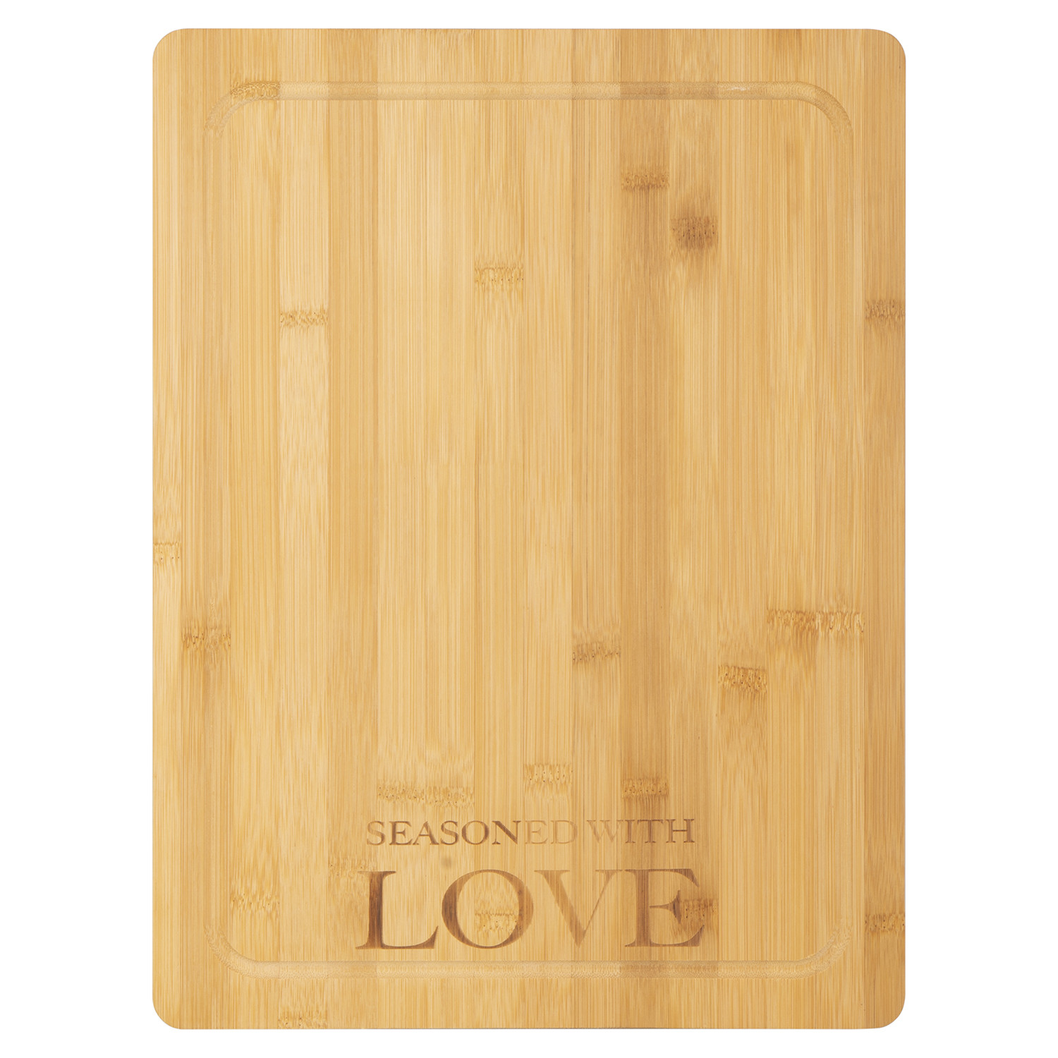 Large Rectangular Slogan Bamboo Board Image 1