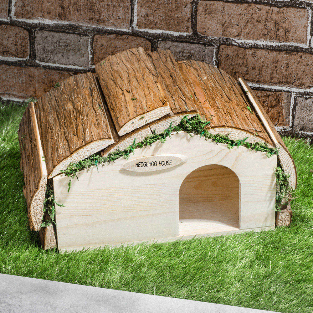 wilko Wooden Hedgehog House Image 9
