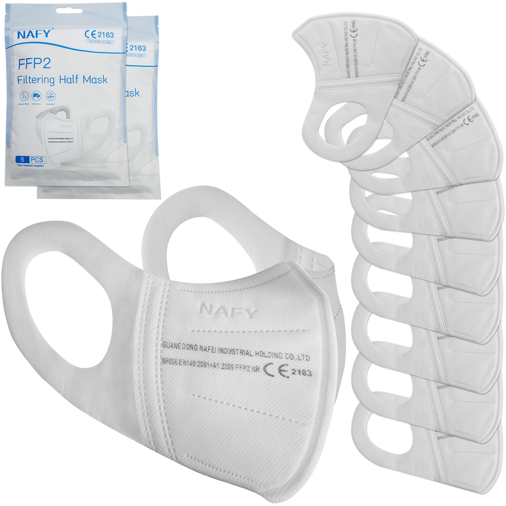tectake Disposable Particle Filter Face Mask 20 Pack Image 1
