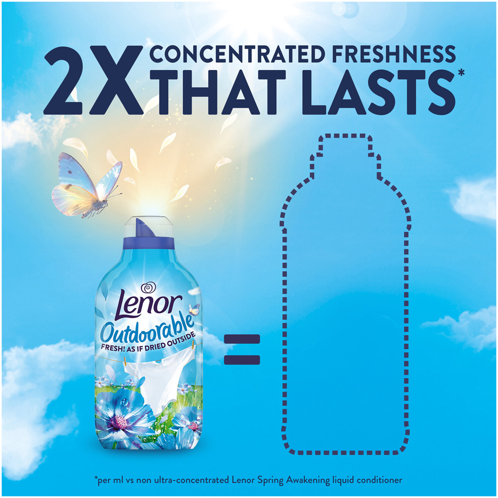 Lenor Outdoorable Concentrated Fabric Conditioner Spring Awakening Image 7