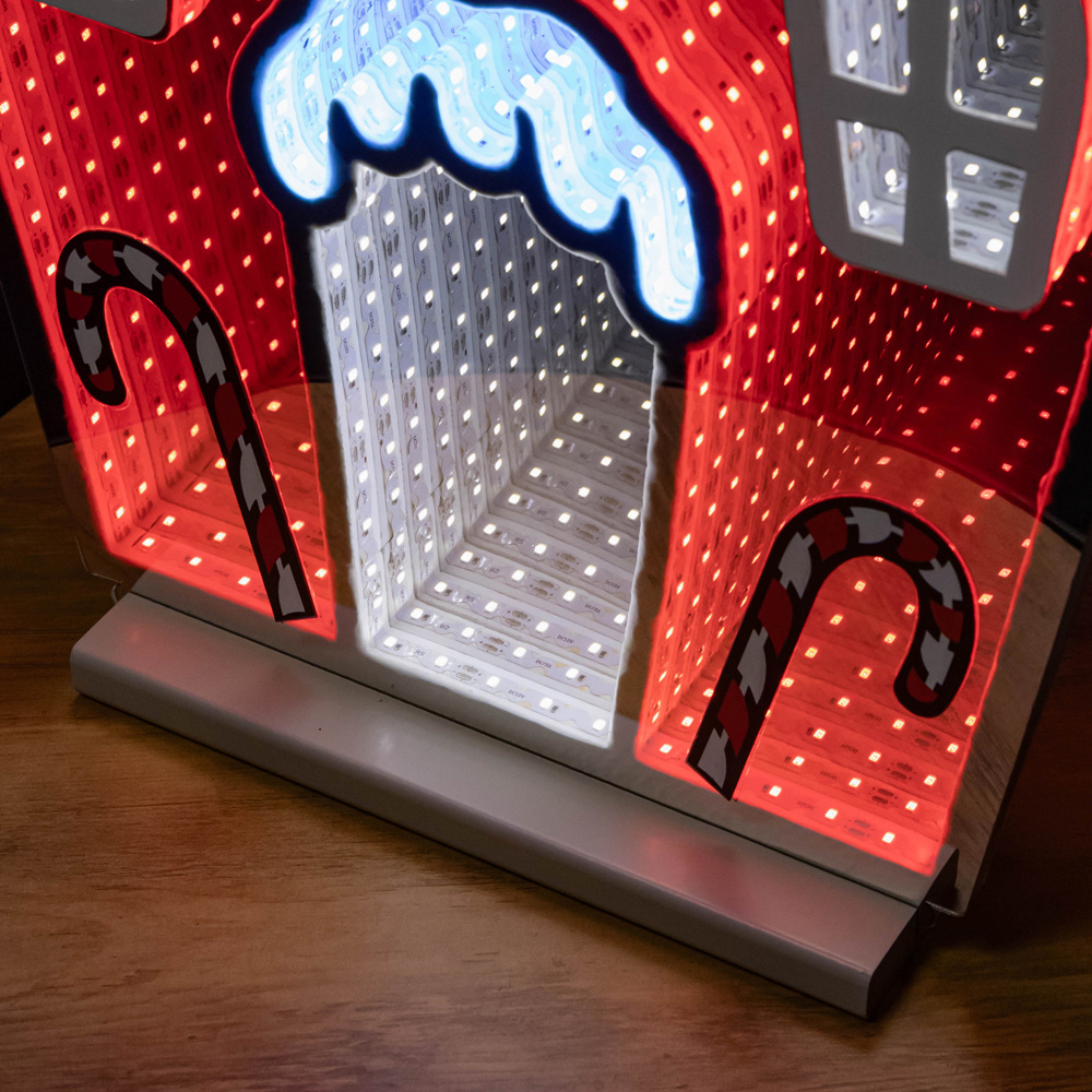 Samuel Alexander Light Up Gingerbread House Christmas Decoration 66cm Image 8