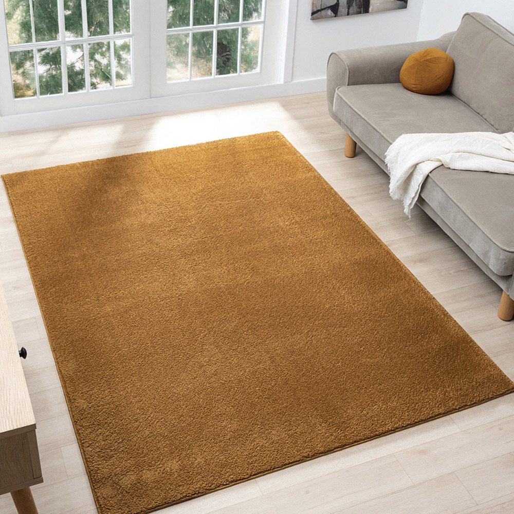 Desire Rugs Comfy Gold Anti Slip Felt Backing Rug 60 x 200cm Image 7