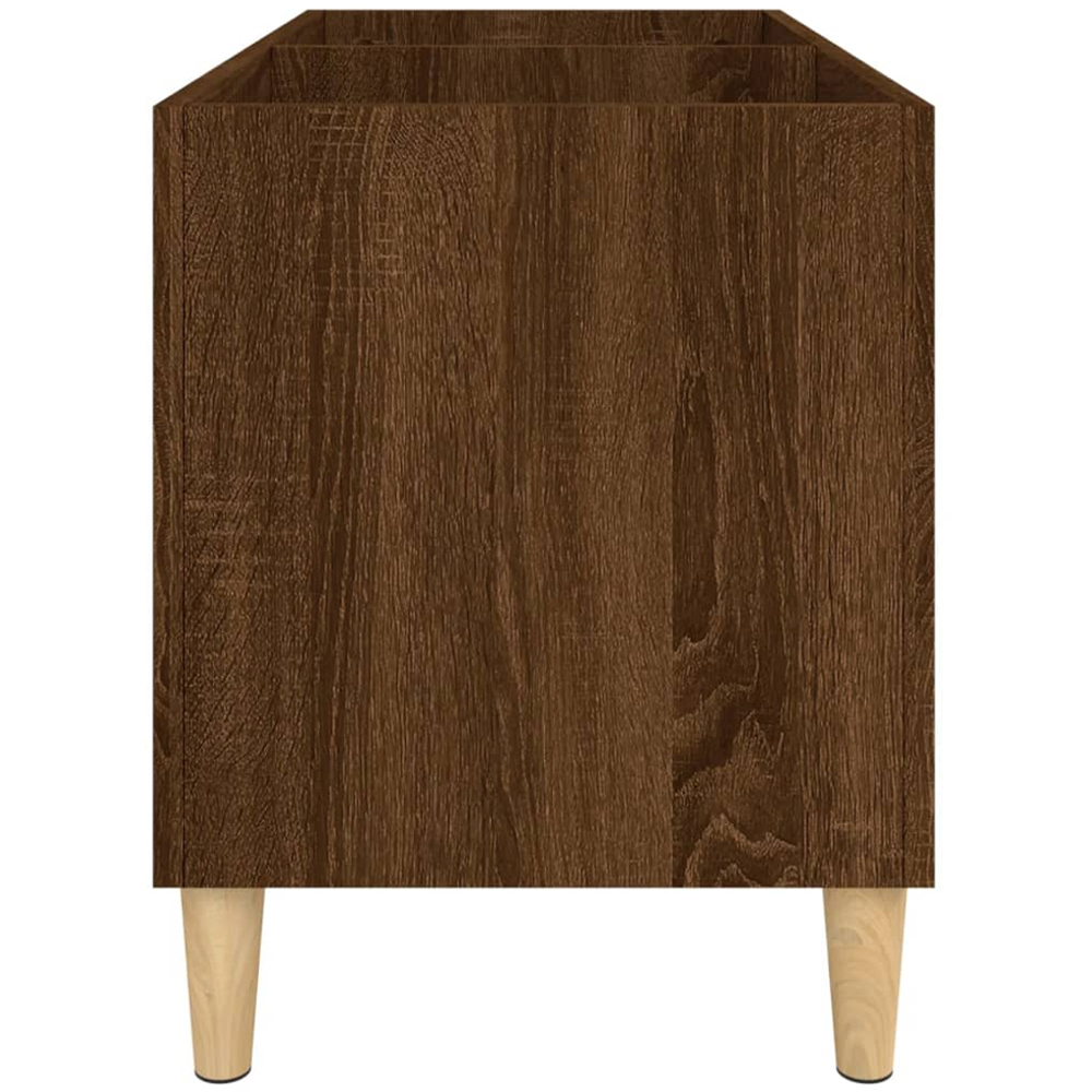 vidaXL Brown Oak Record Cabinet Image 5
