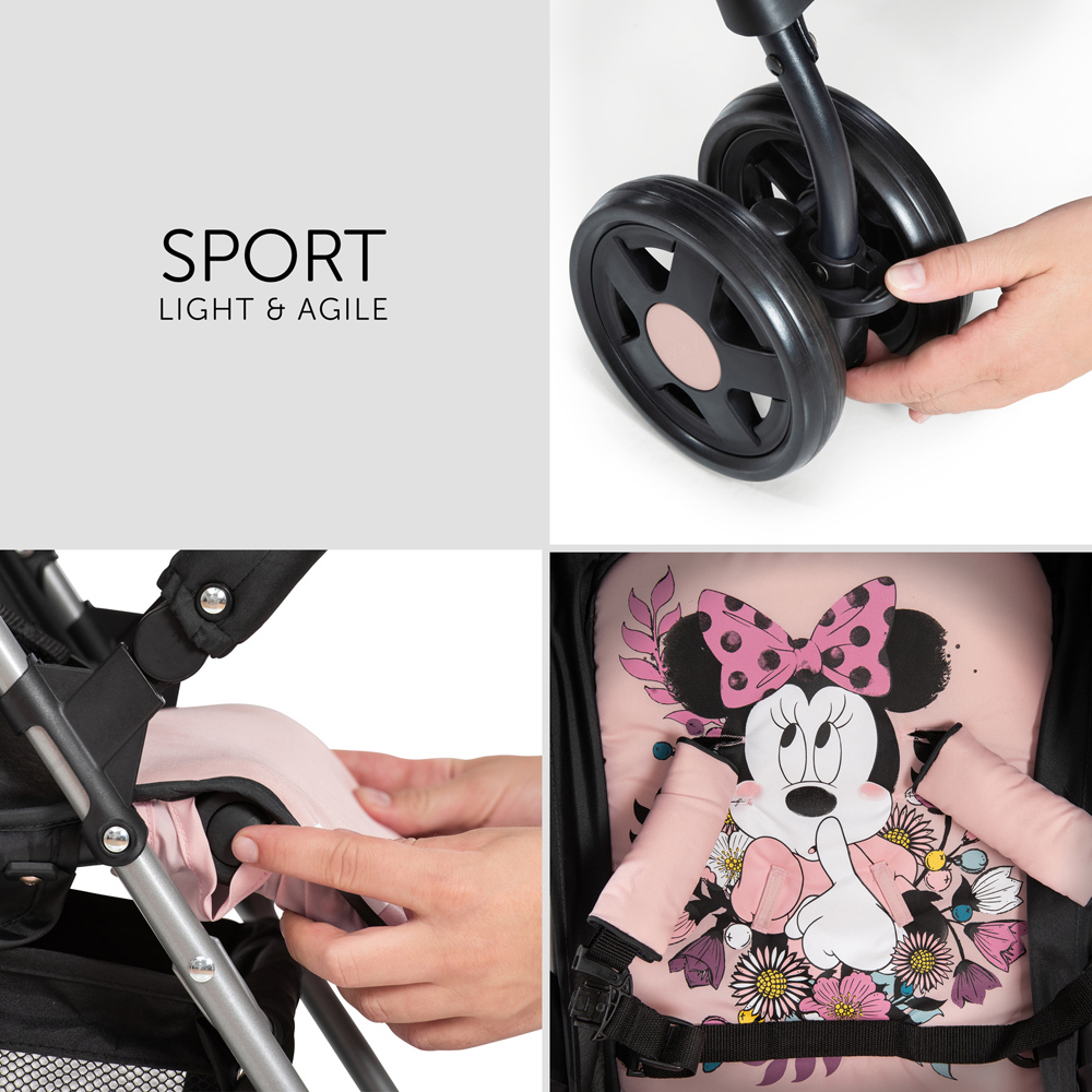hauck Sport Disney Minnie Sweetheart Baby Pushchair Stroller Image 6