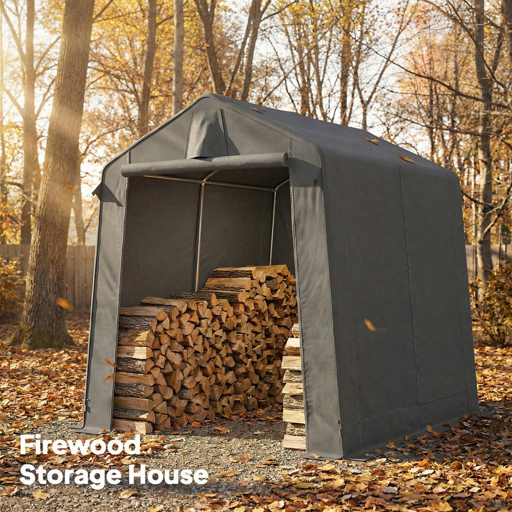 Outsunny  7.5 x 6.2ft  Portable Storage Shed Image 8