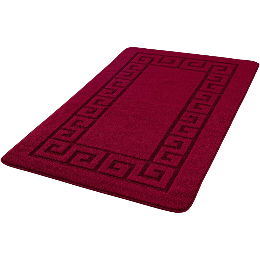 Smart Living Red Plain Gel Back Non-Slip Mat 60 x 220cm Image 1