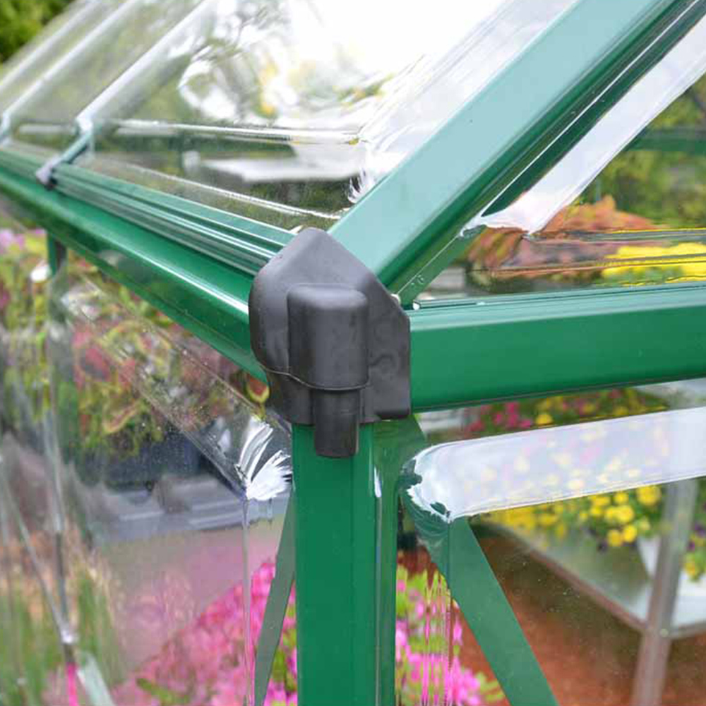 Palram Harmony Green Polycarbonate 6 x 8ft Greenhouse Image 3