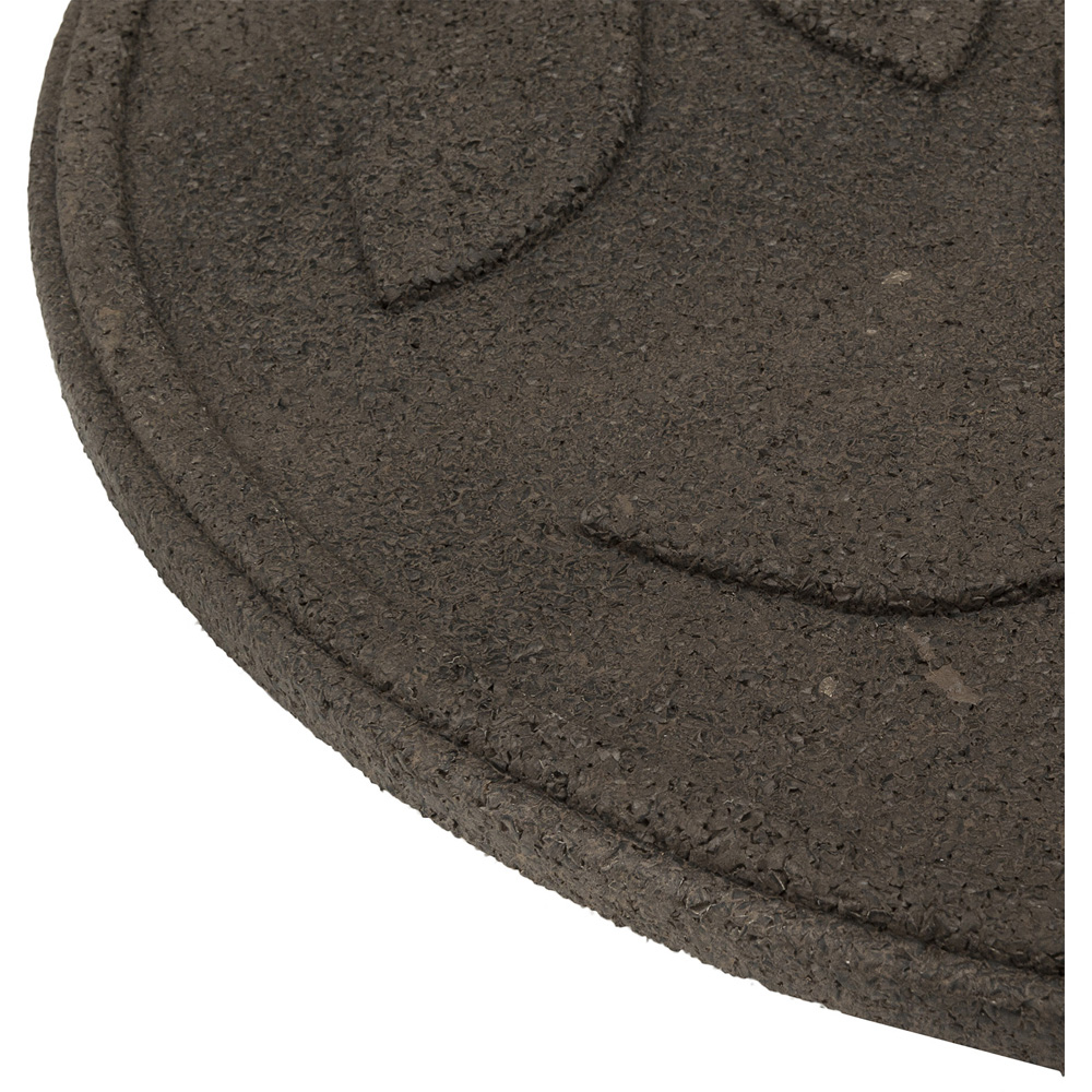 Nicoman Brown Leaves Reversible Garden Stepping Stone 46cm 4 Pack Image 3