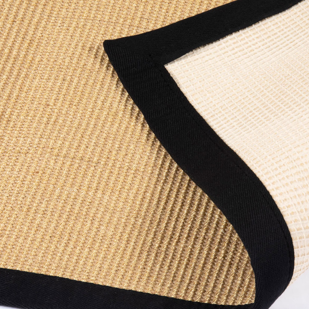 Esselle Home Swinton Black Sisal Jute Boucle Rug 160 x 230cm Image 4