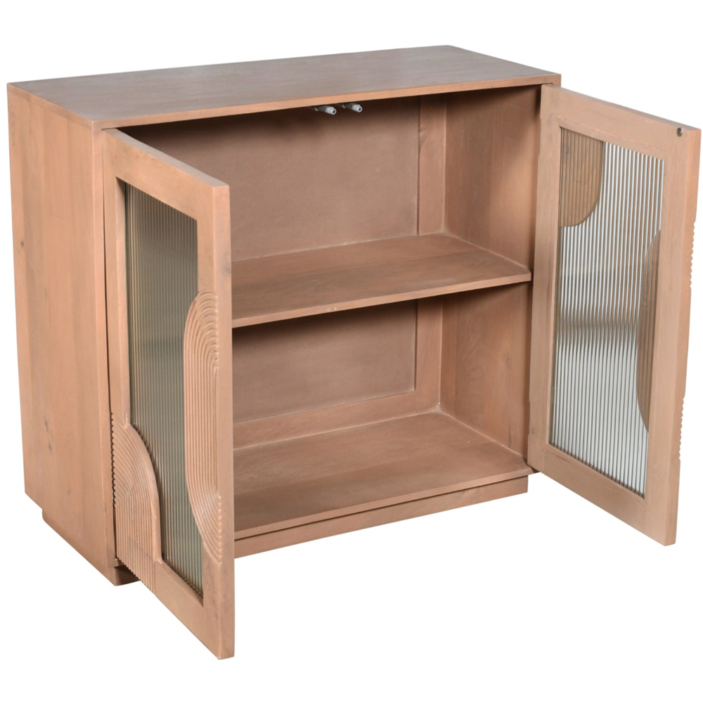 IH Design Jodhpur 2 Door Solid Wooden Small Sideboard Image 5