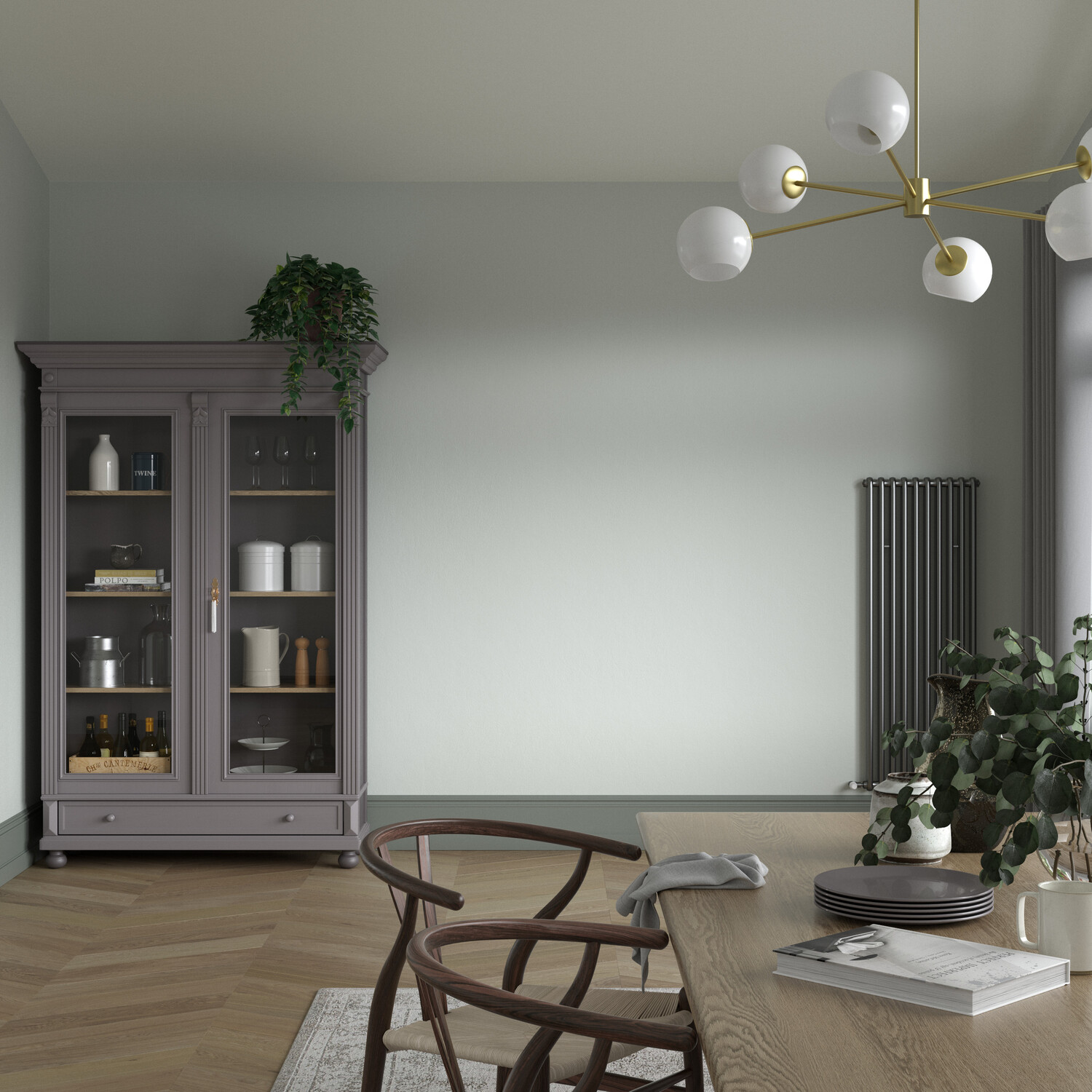 Dulux Heritage Walls and Ceilings Green Slate Velvet Matt Emulsion Paint Tester Image 5