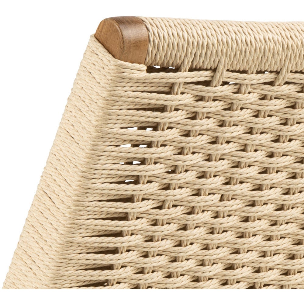 Florence Carson Off White and Oak Lounge Chair Image 6