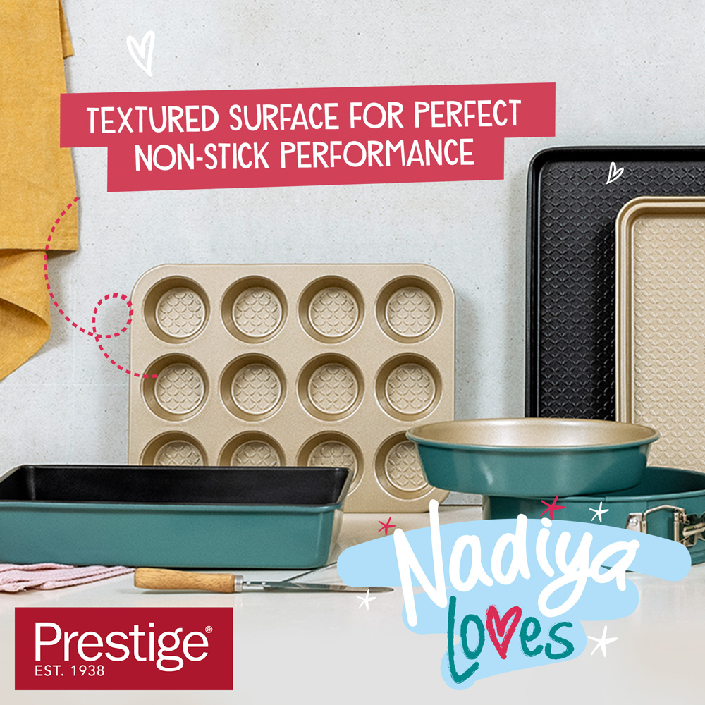 Nadiya x Prestige 3 Piece Bakeware Set Image 3