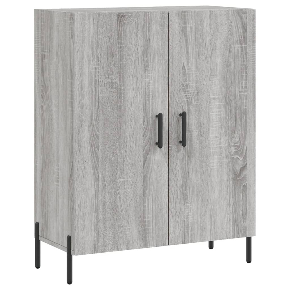 vidaXL 4 Door Grey Sonoma Highboard Image 7