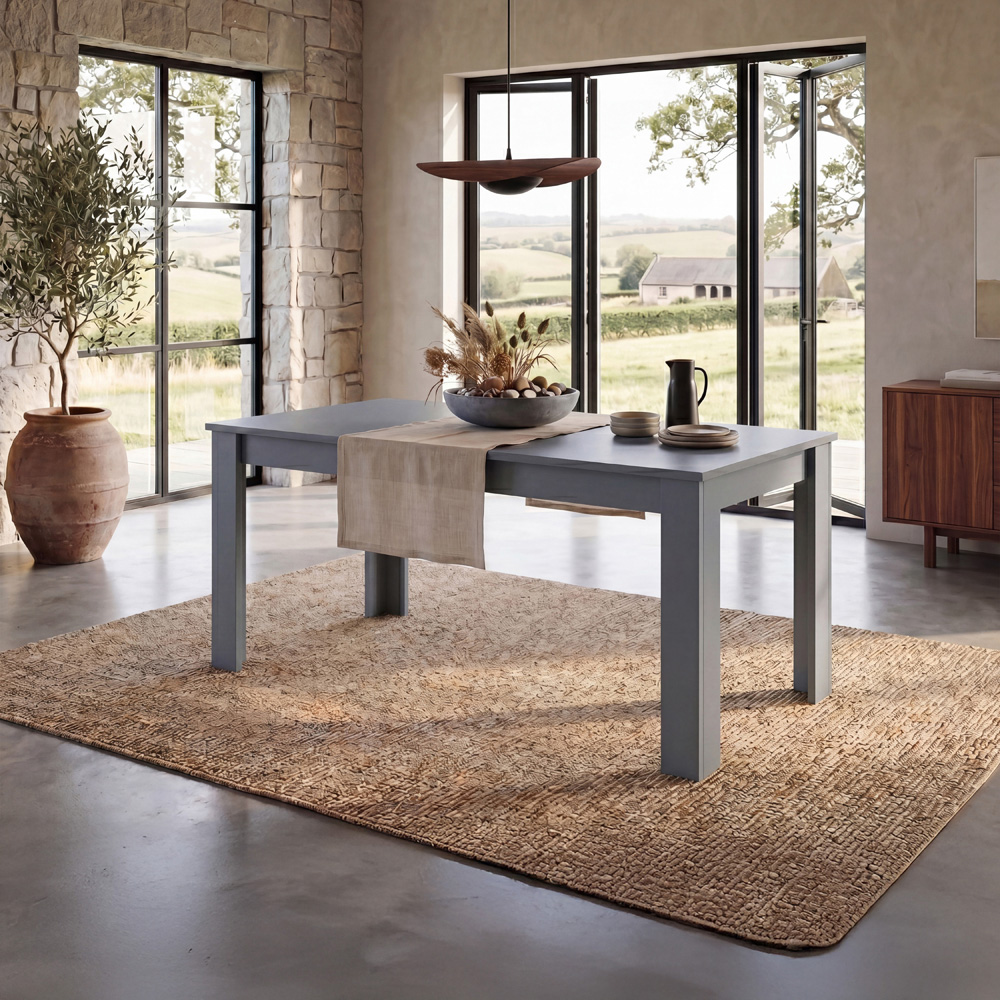 VIDA DESIGNS Medina 6 Seater Dining Table Grey Image 3