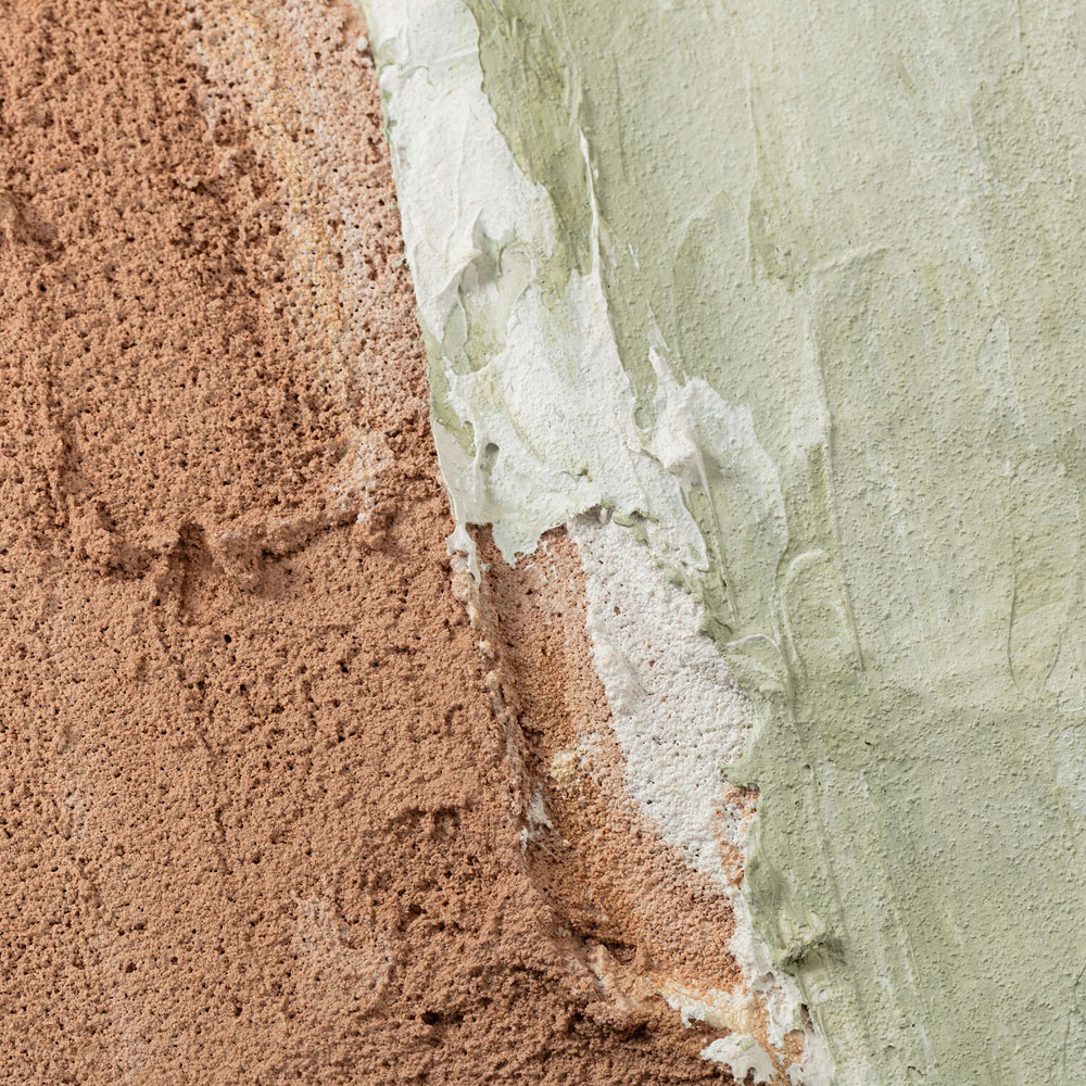 Patchwork Organic Tonal Framed Canvas Image 4