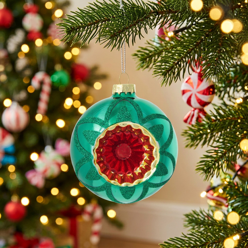 Retro Glass Bauble Image 2