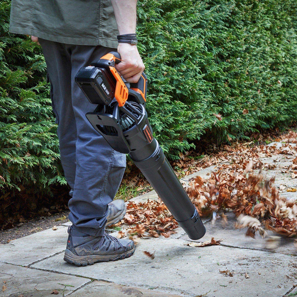 LawnMaster CLBL2407-01 MX 24V Cordless Handheld Axial Leaf Blower with 4.0Ah Battery Image 5