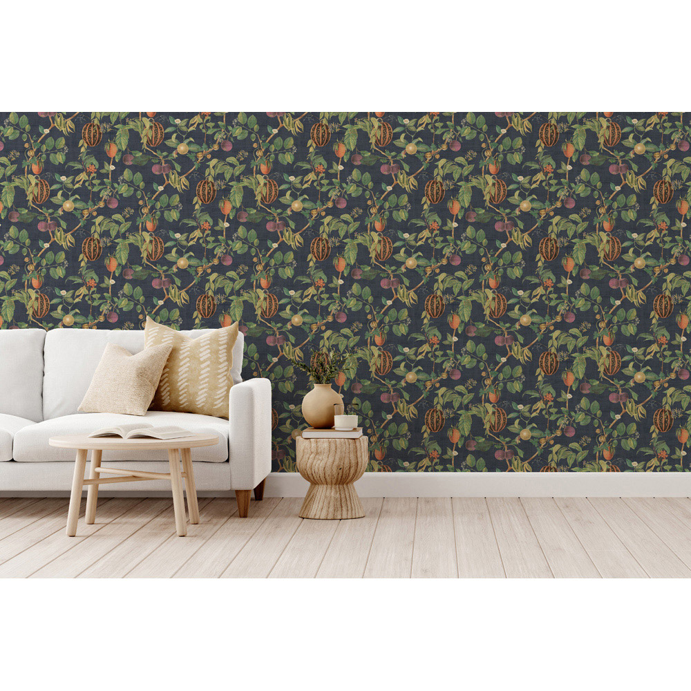 Esselle Home Tropic House Navy Wallpaper Image 7