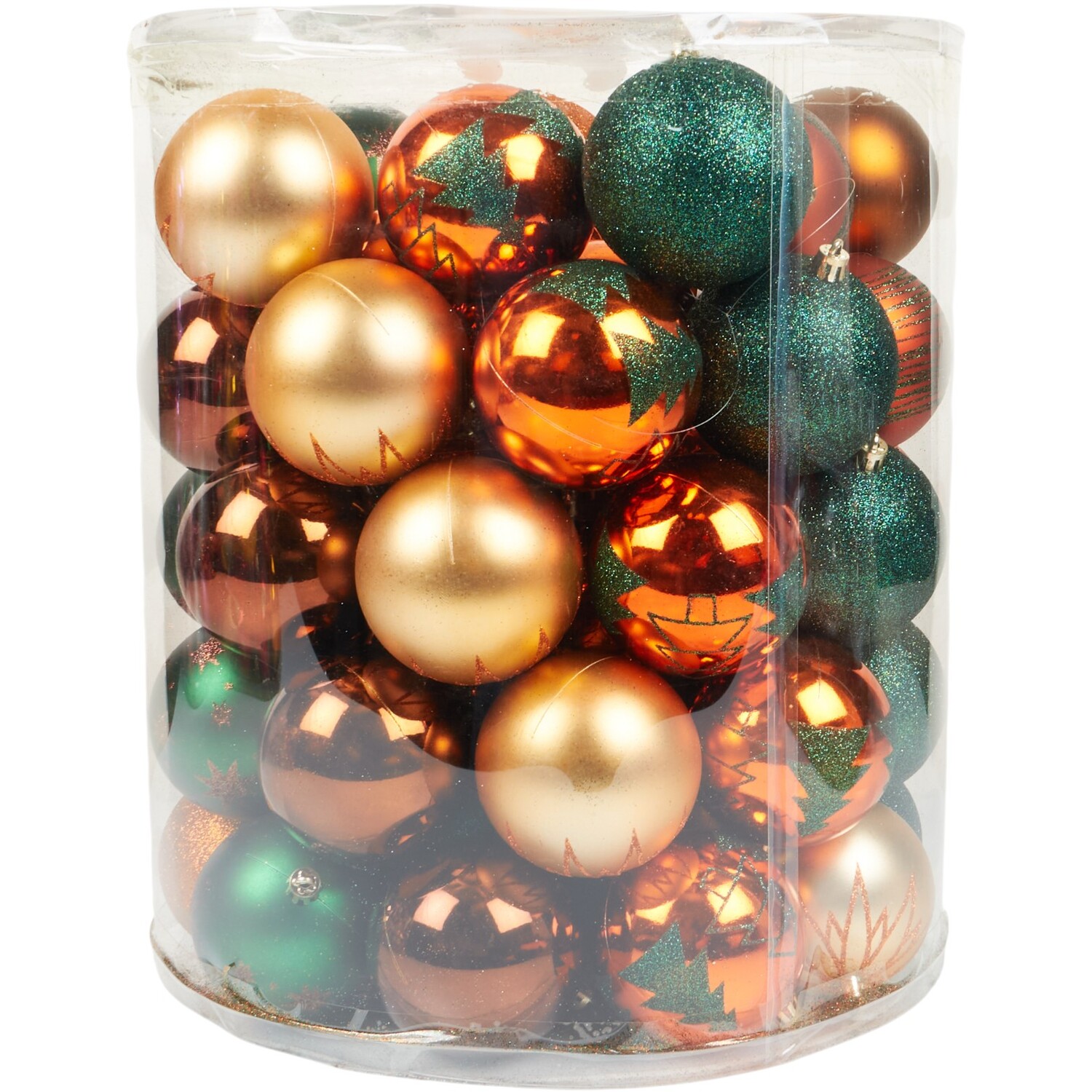 Set of 70 Amber Charm Bauble Drum Image 6