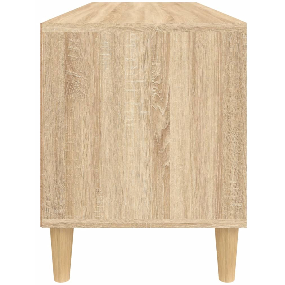vidaXL 2 Drawer 2 Shelf Sonoma Oak TV Cabinet Image 7