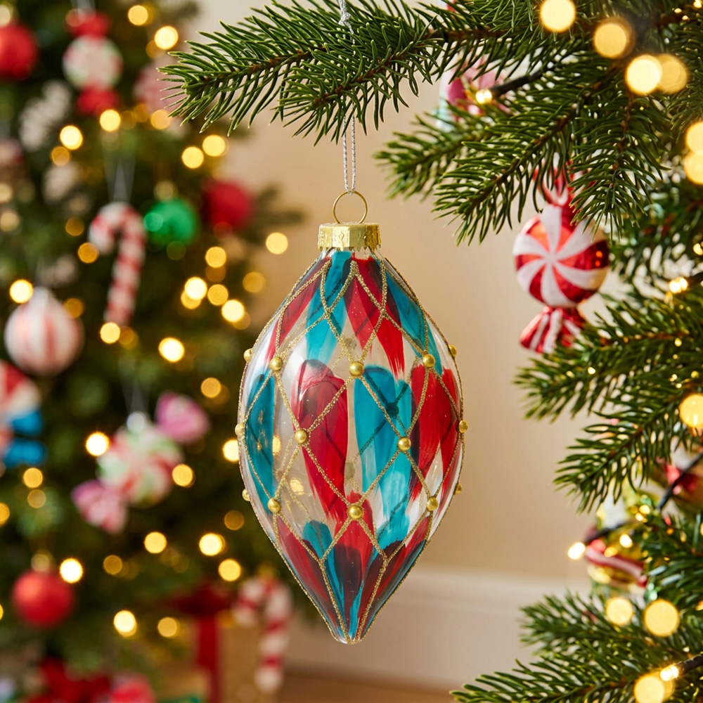 Glitter Diamond Bauble Image 2