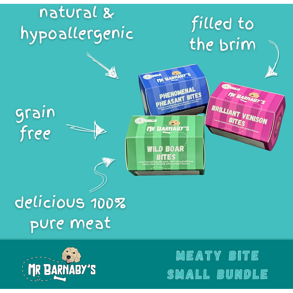 Mr Barnaby's Meaty Bite Small Dog Treats Bundle 3 Pack Image 3