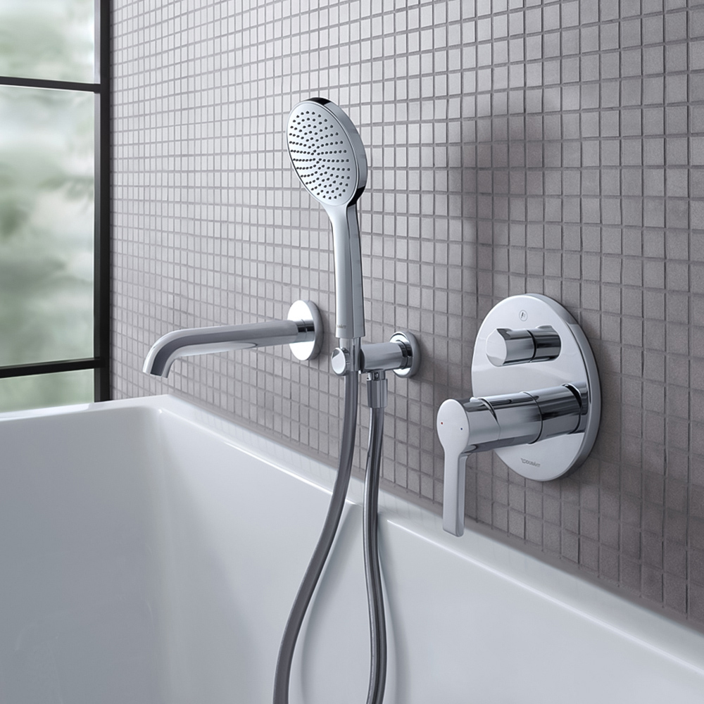 Duravit 1 Function Chrome Hand Shower Image 2